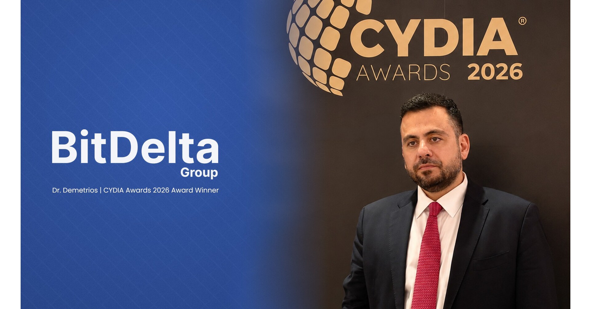 Dr. Demetrios, CEO of BitDelta Group, Awarded at CYDIA Awards 2026 in Recognition of Global Impact