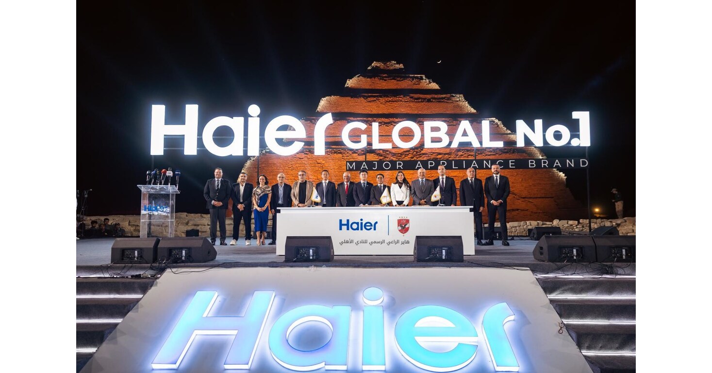 Haier podpisuje czteroletni kontrakt sponsorski z klubem piłkarskim Al Ahly, stając się drugim gł&oacute;wnym sponsorem klubu