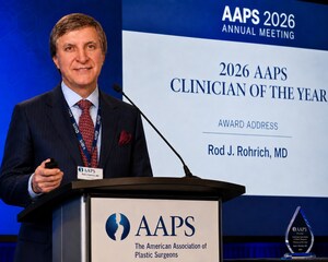 American Association of Plastic Surgeons Honors Dr. Rod J. Rohrich with 2026 Clinician of the Year Award