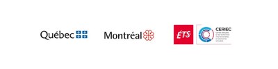 Logos des partenaires de l’initiative : Gouvernement du Québec, Ville de Montréal et CERIEC de l'ÉTS (Groupe CNW/École de Technologie Supérieure)