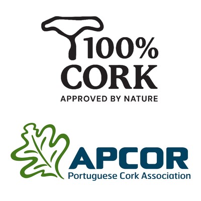 100% Cork and APCOR logos (PRNewsfoto/The Portuguese Cork Association (APCOR))