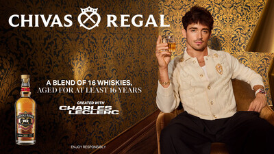 Charles Leclerc et Chivas Regal dévoilent leur premier whisky 16 ans d'âge -- l'expression d'une véritable maestria