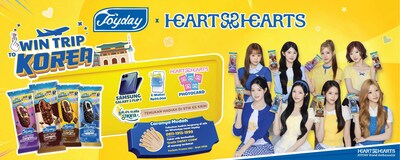 Joyday dari Yili Gandeng Grup K-pop Hearts2Hearts sebagai Brand Ambassador di Indonesia