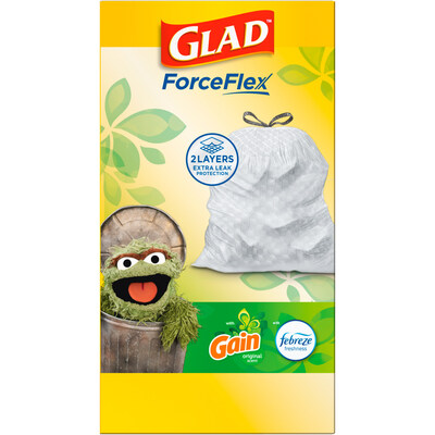 Glad® Features Sesame Street’s Oscar the Grouch in new Limited-Edition Packaging. Glad® Features Sesame Street’s Oscar the Grouch in new Limited-Edition Packaging.
