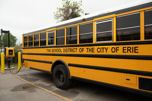 ERIE'S PUBLIC SCHOOLS CELEBRATES LAUNCH OF ELECTRIC SCHOOL BUS FLEET