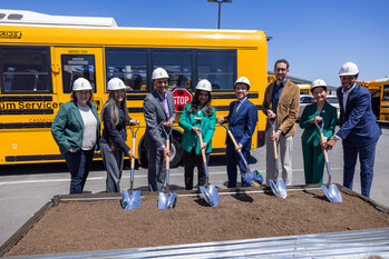 (Left to right: Commissioner Alida Fisher; Commissioner Supryia Ray; Commissioner Parag Gupta; Ritu Narayan, CEO of Zum; City Attorney David Chiu; Senator Scott Wiener; Superintendent Maria Su and Bayview Leader Theo Ellington) (Left to right: Commissioner Alida Fisher; Commissioner Supryia Ray; Commissioner Parag Gupta; Ritu Narayan, CEO of Zum; City Attorney David Chiu; Senator Scott Wiener; Superintendent Maria Su and Bayview Leader Theo Ellington)