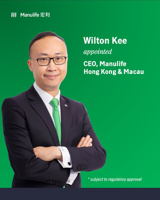 Manulife Hong Kong and Macau Announces CEO Succession