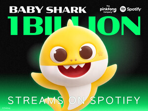 Pinkfong's "Baby Shark" Swims Into Spotify's Billions Club