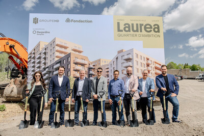 GROUPE HD AND FONDACTION MARK THE OFFICIAL LAUNCH OF LAUREA - QUARTIER D'AMBITION IN MONTREAL