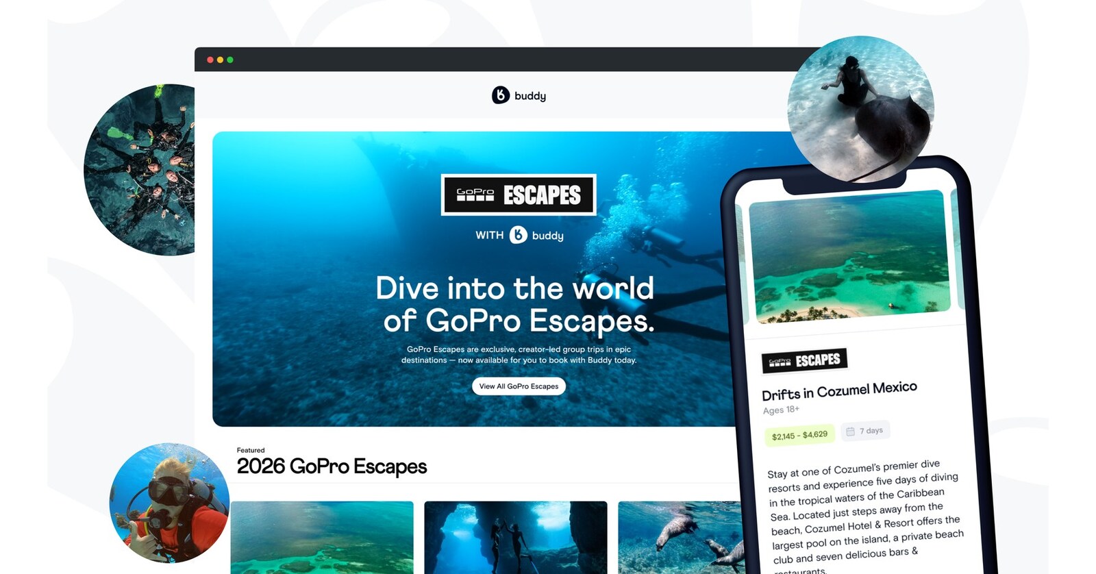GoPro wants to sell you a dive trip now