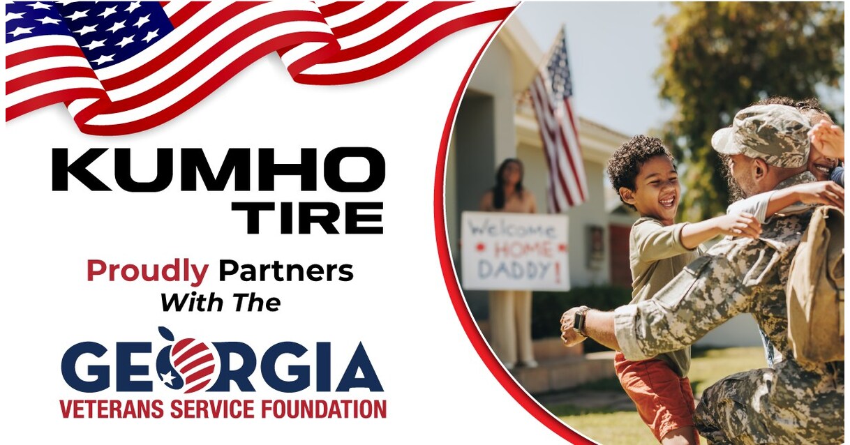 Kumho Tire USA, Georgia Department of Veterans Service, and Georgia Veterans Service Foundation Announce Formal Partnership to Support Georgia's Veterans