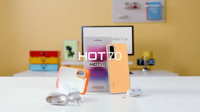 Infinix HOT 70 unboxing photo