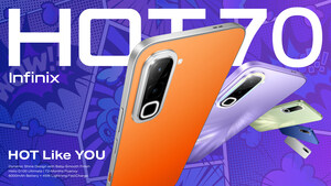 Infinix Launches HOT 70 Series with Industry-First 12-Colorway Dynamic Shine Design