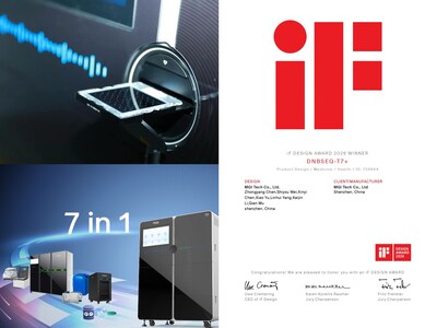 MGI's T7+ gene sequencer wins iF Design Award MGI's T7+ gene sequencer wins iF Design Award