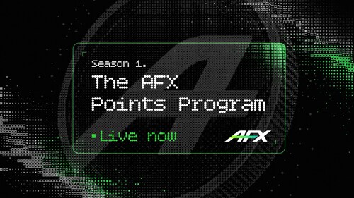 AFX Launches Mainnet Points Program to Reward Real Traders, Liquidity Providers, and Communities AFX Launches Mainnet Points Program to Reward Real Traders, Liquidity Providers, and Communities