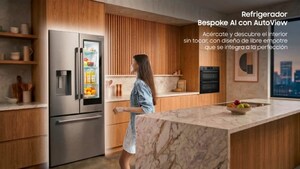 Samsung lanza su primer refrigerador Bespoke AI con Autoview en México y América Latina
