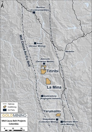 GoldMining Commences 2026 Exploration Drilling Program at its Yarumalito Gold-Copper Project, Colombia
