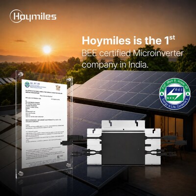 Hoymiles Microinverters Certified with BEE Rating