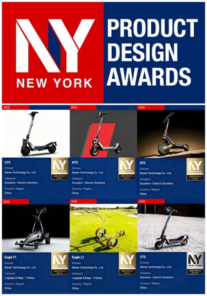 NAVEE Takes Home Five Gold and One Silver at the 2026 NY Product Design Awards