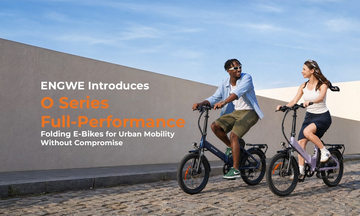 ENGWE présente la série O, des vélos électriques pliants hautes performances conçus pour une mobilité urbaine sans compromis