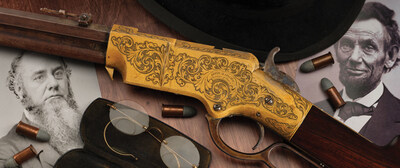 Edwin Stanton was Abraham Lincoln's Secretary of War and instrumental in winning the Civil War. His presentation Henry rifle, serial no. 1, not only has historic provenance, but is also the direct predecessor to Winchester and "the gun that won the West."