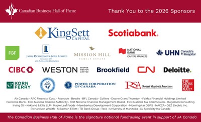 Canadian Business Hall of Fame Honours Leaders Shaping Canada's Business Legacy and Future Growth