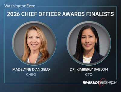 Riverside Research Executives Named 2026 Washington Exec Chief Officer Awards Finalists