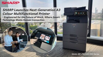 SHARP Meluncurkan Printer Multifungsi Warna A3 Generasi Terbaru -- Dirancang untuk Masa Depan Dunia Kerja, Tempat Teknologi Cerdas Bertemu dengan Koneksi Antarmanusia