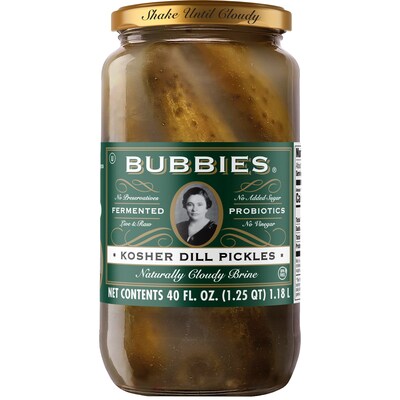 Bubbies' Costco-exclusive 40-oz. jars of Kosher Dill Pickles
