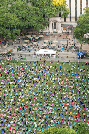 HALARA AND BRYANT PARK YOGA REUNITE FOR A SUMMER OF FREE YOGA IN THE HEART OF NEW YORK CITY