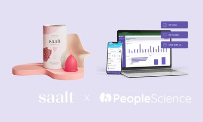 Saalt menstrual cups study release with Chloe platform from People Science