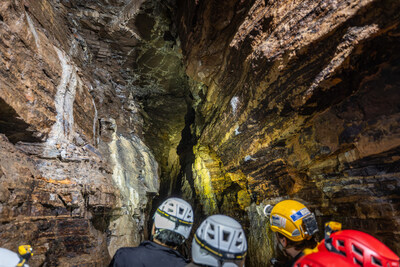 Dévoilement des nouvelles galeries de la caverne de Saint-Léonard