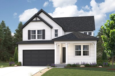 Platte Plan Exterior Rendering | New Homes for Sale Brighton, CO | Brighton Crossings by Century Communities