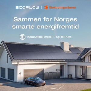 EcoFlow styrker satsingen i Norge gjennom strategisk partnerskap med Elektroimportøren