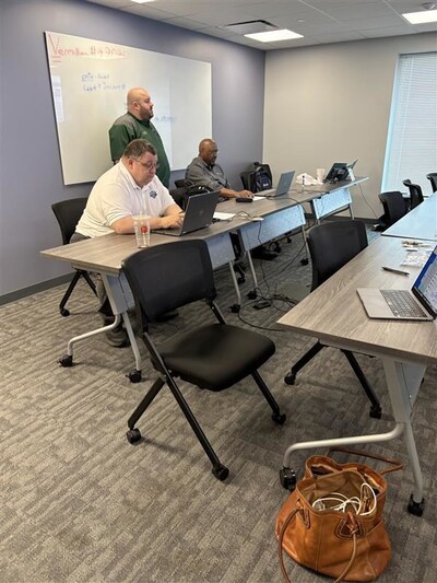 Steppen Wirth led the team's technical deployment effort from the onsite command center — monitoring system performance and rapidly addressing technical issues in real time.