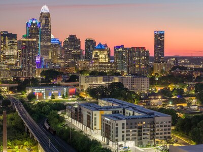 Jefferson Apartment Group has delivered J Optimist Park, a 350-unit luxury apartment community just outside the Uptown business district in Charlotte, North Carolina.