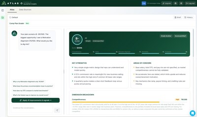 Use Atlas's Comp Plan Grader to get immediate feedback on how your comp plans stack up against benchmark data.