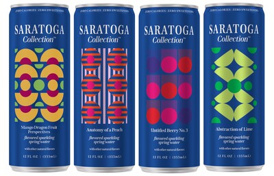 Saratoga Collection® marks a vibrant addition to the Saratoga® brand, transforming sparkling water with four distinct flavors that celebrate individuality and boldness. (CNW Group/DS Services of America, Inc. dba Primo Water North America)