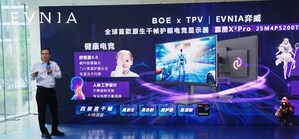 硬件打破極限：Evnia攜手京東方發佈全球首款原生1000Hz真千幀電競顯示器