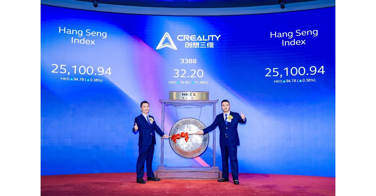 Creality 3D Successfully Lists on Hong Kong Stock Exchange