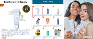 No. 1 on Amazon Germany: COSRX Ultra-Light Invisible Sunscreen SPF50+ PA++++ Tops the German Market