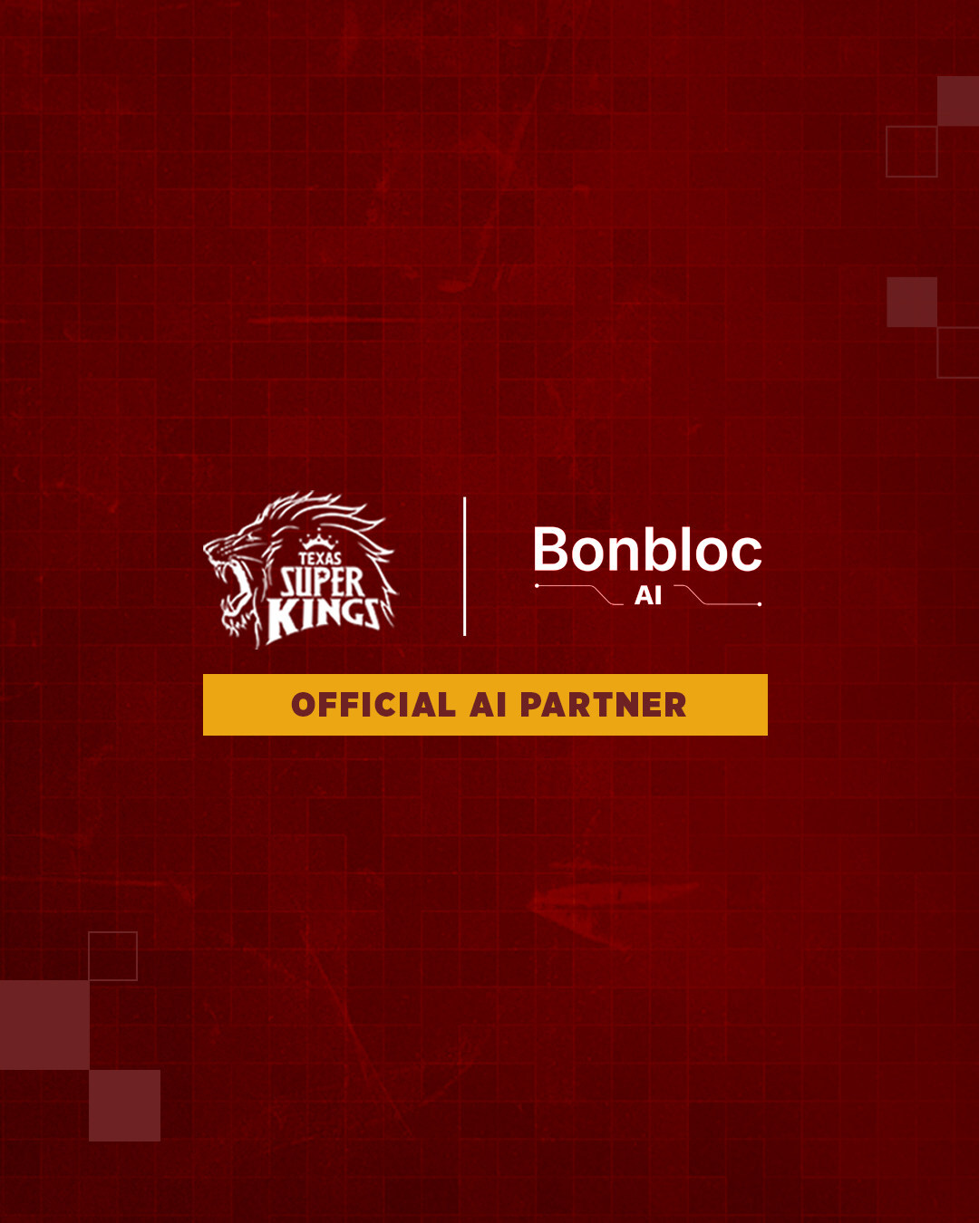 Texas Super Kings Announce BONbLOC Technologies USA Inc. as Official AI Partner and Non-Leading Arm Sponsor