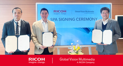 리코 아시아 태평양 (Ricoh Asia Pacific Pte. Ltd.), 글로벌 비전 멀티미디어 (Global Vision Multimedia) 인수로 아시아 태평양 워크플레이스 서비스 사업 강화