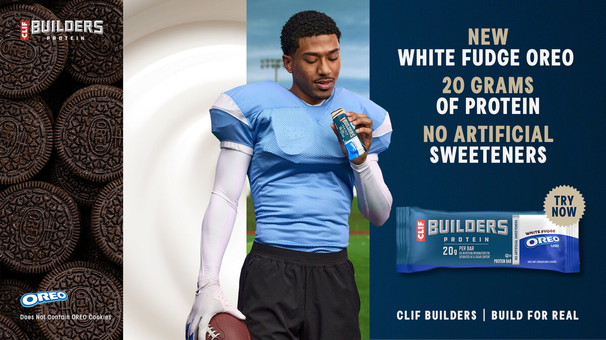 Clif CLIF BUILDERS White Fudge OREO-Flavored Protein Bar — product image