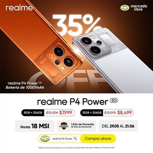 realme presenta la Serie P4: El poder redefinido para los jóvenes