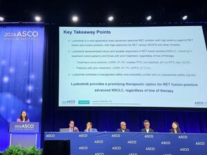 Kelun-Biotech Presents Pivotal Phase II Data for Lunbotinib Fumarate (A400/EP0031) in RET Fusion-Positive NSCLC at 2026 ASCO