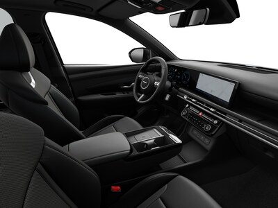 2026 Hyundai Tucson Hybrid AWD Night interior is depicted (CG image)