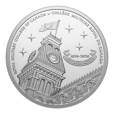 UN HOMMAGE EN ARGENT : LA MONNAIE ROYALE CANADIENNE SOULIGNE LE 150e ANNIVERSAIRE DU COLLÈGE MILITAIRE ROYAL DU CANADA AVEC UNE NOUVELLE PIÈCE DE COLLECTION EN ARGENT