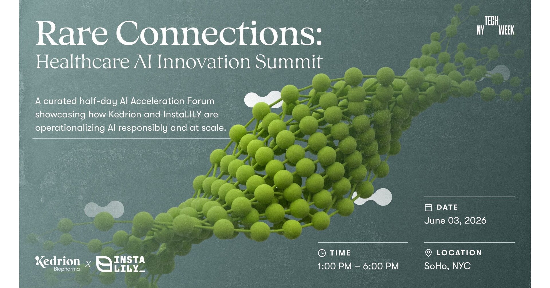 Kedrion Biopharma and InstaLILY Convene Industry Leaders to Advance the Future of AI in Healthcare at NY Tech Week