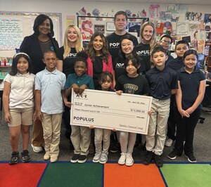 Populus Financial Group Supports Youth Financial Education with $15,000 Donation to Junior Achievement